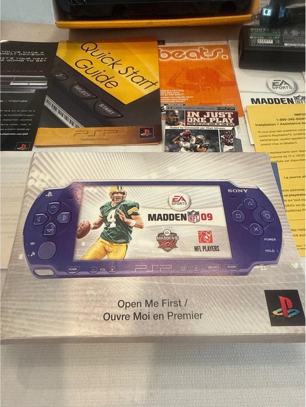 Sony PSP Limited Edition Blue Console with Madden NFL 09 Entertainment Pack
